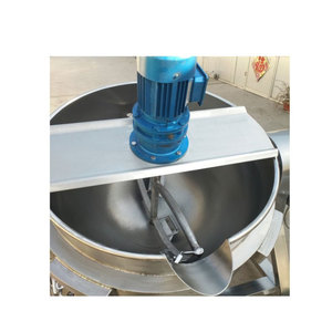 High Quality 100L-1000L <b>Jam</b> Chili Sauce Cooking Jacketed Kettle With Mixer - Product Image 3