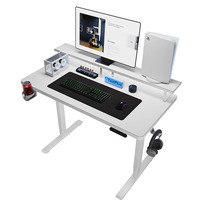 Nouvelle Table Ergonomique Moderne pour Esports 2026 – Bureau Électrique à Hauteur Réglable, Moteur Unique, 2 Niveaux, Résistant à l'Eau, Durable pour Ordinateur