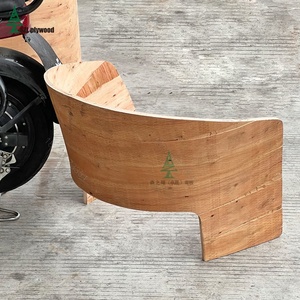 Ocio nuevo diseño salida de fábrica silla MARCO de madera contrachapada silla sofá curva marco de madera contrachapada Silla de cena marco de madera contrachapada curva - Product Image 4