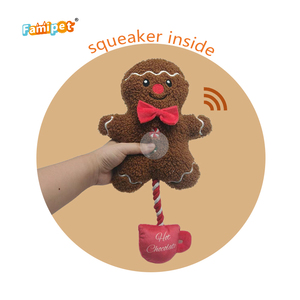 Famipet Üreticisi Toptan Yeni Noel Temalı Tasarım Yumuşak Dolgulu Kırışık Evcil Hayvan Köpek Oyuncağı Peluş Sesli Köpek Oyuncağı - Product Image 3