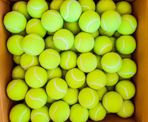 Balle de tennis de taille standard de haute qualité en laine et balle de pagaie en caoutchouc naturel pour l'entraînement sportif et le divertissement - Product Image 1