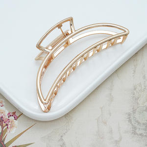 Luxe grande pince à cheveux minimaliste élégant rétro Vintage accessoire <span class=keywords><strong>de</strong></span> cheveux avec perle décoration requin pince pour les femmes - Product Image 6