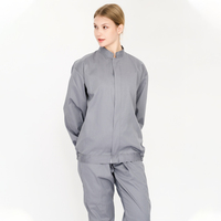 Vente en gros Vêtements de travail d'atelier personnalisés en usine Vêtements anti-poussière Ensemble uniforme de travailleur de l'industrie de la transformation des aliments