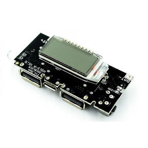 ยูเอสบีคู่ 5V 1A 2.1A 18650 เครื่องชาร์จแบตเตอรี่พาวเวอร์แบงค์โมดูล PCB อุปกรณ์เสริมมือถือสำหรับโทรศัพท์ DIY LED LCD โมดูลบอร์ด - Product Image 2