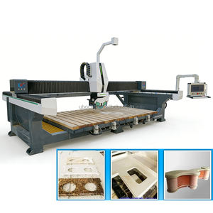 <span class=keywords><strong>Scie</strong></span> à pont 4+1 axes 3220x3020mm à prix compétitif pour la découpe de granit, marbre, quartz, dalles de roche et pierres tombales - Product Image 3