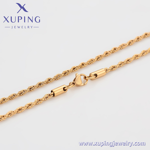 X000836723 जुताई साधारण फैशन हाई-ग्रेड आकर्षण गहने 18k गोल्ड प्लेटेड नेकलेस - Product Image 3