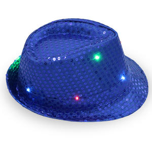 <span class=keywords><strong>Burning</strong></span> Man LED luces sombrero hecho a mano Rave Party <span class=keywords><strong>concierto</strong></span> sombreros de vaquero Light Up Jazz Caps - Product Image 4