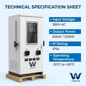 สถานีชาร์จเร็ว Ultra CCS 480KW แบบติดตั้งบนพื้น สำหรับรถยนต์ไฟฟ้าเชิงพาณิชย์ - Product Image 2