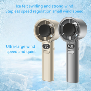 Sạc USB, điều chỉnh tốc độ vô cấp tốc độ 120, tuổi thọ pin dài, màn hình kỹ thuật số LED, quạt nhỏ cầm tay - Product Image 3
