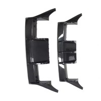 Lèvre de pare-chocs arrière en fibre de carbone sèche de luxe OEM pour M2 G87 2023-2024, fixation par vis, installation facile, découpes pour crochet de remorquage