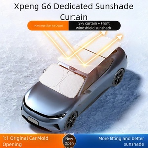 Pare-soleil <span class=keywords><strong>de</strong></span> voiture pour pare-brise pliable Visière Xiaopeng Para Caza Couverture <span class=keywords><strong>de</strong></span> <span class=keywords><strong>toit</strong></span> <span class=keywords><strong>de</strong></span> voiture automatique Xpeng Skylight Visière universelle - Product Image 4