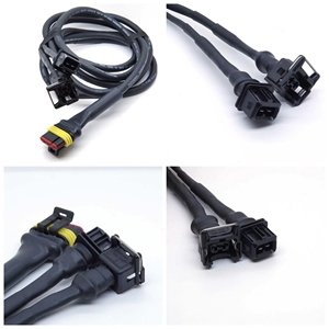 Câble assemblé sur mesure IP67 étanche à 4 broches compatible avec la série AMP 1.5 pour équipement industriel - Product Image 6