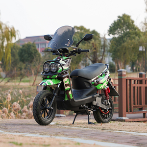 Scooter à grande vitesse pour 2 personnes moins cher, 60V 72V 20AH, moto avec pédales et frein à disque, à vendre - Product Image 3
