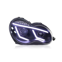 Pour Mercedes-Benz W203 Classe C C200K 2001-2007 |   Ensemble de phares à LED avec feux de jour et clignotants