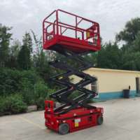 Plateforme élévatrice à ciseaux automotrice pour travaux en hauteur 4m 6m 8m 10m 12m 14m, système de pompe à grand volume, capacité 500kg, prix usine