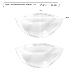 Petali per il seno in silicone triangolari invisibili con effetto push-up, per il sollevamento del seno, stile reggiseno <span class=keywords><strong>da</strong></span> donna, per costumi <span class=keywords><strong>da</strong></span> bagno, con garanzia di qualità - Product Image 3