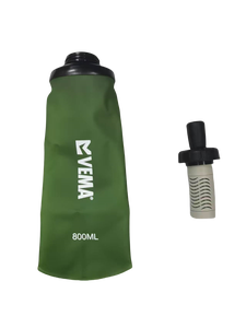 กระเป๋ากรองน้ำสำหรับกีฬากลางแจ้งจักรยาน800มล. กระเป๋าน้ำแบบพกพาพับได้สำหรับเดินป่า - Product Image 3