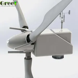 Turbina aerogeneradora fuera de la red de 30kW, generador de energía eólica para el hogar