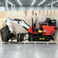 Remorque pour mini-excavatrice, machine mini-excavatrice pour un transport facile et des travaux de construction mobiles