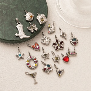 Barra de Plata para Charms |   Colgantes de Acero Inoxidable para la Fabricación de Joyas |   Comida, Viajes, Animales |   Resistente al agua, hipoalergénico y sin deslustre - Product Image 6