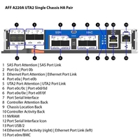 Сетевая система хранения AFF-A220 NetApp AFF-A220 Nas SAS HA/Dual Node Filer Premium Bundle w/ x24 X356A-R6 3,84 ТБ SSD