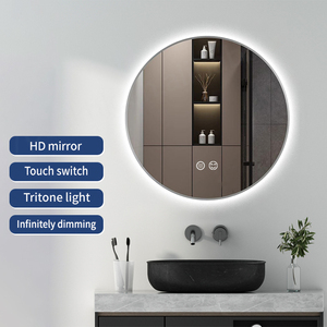 Phổ biến chống sương mù thông minh gương tròn cảm ứng thông minh gương với ánh sáng LED cho phòng tắm - Product Image 2