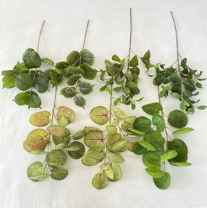 Vente chaude Feuillage artificiel Feuilles <span class=keywords><strong>de</strong></span> branches <span class=keywords><strong>de</strong></span> feuilles <span class=keywords><strong>de</strong></span> caroubier pour la Saint-Valentin Mariage Décoration <span class=keywords><strong>de</strong></span> la maison Hôtel - Product Image 4