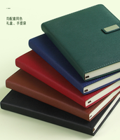 Vente en gros de carnet de notes d'affaires A5 personnalisé de luxe coffret cadeau agenda de reliure cousu en cuir PU imprimé avec couverture en papier stylo journal cadeau