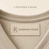 Étiquettes personnalisées pour vêtements de marques de mode, étiquettes à coudre sur les vêtements avec lettrage clair, marquage textile pour l'emballage de vêtements en détail