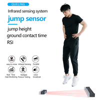 Testeur de tapis lumineux à capteur de saut avec surveillance des données en temps réel, mesure du temps de contact au sol et de la force RSI, dispositif de saut - Standard