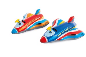 Bouée gonflable pour enfants <span class=keywords><strong>Intex</strong></span> 57531 en forme <span class=keywords><strong>d</strong></span>'avion avec pistolet à <span class=keywords><strong>eau</strong></span> intégré, jouet aquatique gonflable en PVC pour piscine - Product Image 3