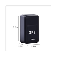 Mini traceur GPS portable GF07 - Petite taille, batterie 72h, 5G/WiFi, suivi personnel des enfants et des animaux, couverture mondiale, abordable