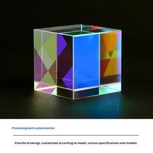Prismas crômicos de seis lados personalizados, componentes ópticos de alta precisão, vários prismas de divisão de feixe e prismas ópticos - Product Image 4
