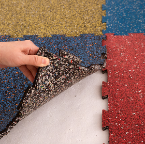 Dalles de sol en caoutchouc, rouleaux antidérapants, écologiques, imperméables, pour extérieur, jardin, salle de sport, aire de jeux, tapis de sol sportifs - Product Image 2