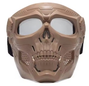 Máscara de Calavera con Gafas Tácticas, Protección Ocular para Tiro al Aire Libre, Resistente a Impactos, a Prueba de Viento y Polvo - Product Image 3