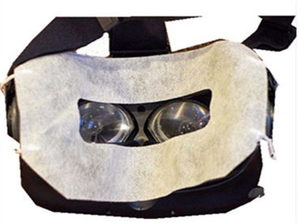 ผ้าปิดตาสำหรับ <span class=keywords><strong>HTC</strong></span> <span class=keywords><strong>Vive</strong></span> <span class=keywords><strong>Pro</strong></span> PS ชุดหูฟัง3D แบบใช้แล้วทิ้งสากล VMX001โลโก้ที่กำหนดเองเป็นมิตรกับสิ่งแวดล้อม - Product Image 5