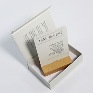 Impressão personalizada Cristal Fitness Para Gravidez Negra Saúde Mental Cartões De Afirmação Do Chuveiro Espiritual - Product Image 6