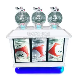 Kunden spezifische Mehrzylinder-3D-Lotto-Spielmaschine für PICK 3 mit Kugel zylindern