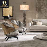 Canapé italien de luxe haut de gamme personnalisé moderne élégant Villa léopard inclinable pour salon hôtel nouveau mobilier de mode