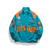 Chaqueta de Hombre de Alta Calidad, Personalizada, de Moda Americana, Nueva Tendencia Urbana de Otoño, Bordada, Transpirable y Ecológica