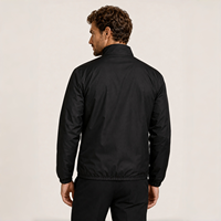Veste matelassée réversible légère pour homme, tissu haute densité, résistante au vent et aux plis, fermeture éclair intégrale, idéale pour les voyages