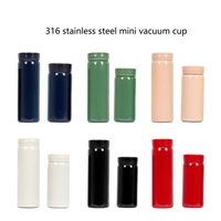 Bouteilles d'eau isothermes portables sous vide en acier inoxydable 316, mini, 200 ml, 280 ml, avec logo personnalisé, vente en gros 2025