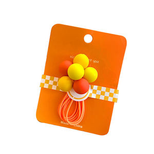 米欧球儿童发绳女士甜美糖果渐变颜色<span class=keywords><strong>2</strong></span>球3支每套弹性橡皮筋礼品节 - Product Image 4