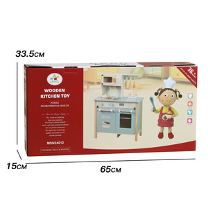 Ensemble de <span class=keywords><strong>cuisine</strong></span> en <span class=keywords><strong>bois</strong></span> pour enfants de style européen 2025, jeu de rôle, <span class=keywords><strong>cuisine</strong></span>, jouets éducatifs, capacité de rangement, jouets de développement pour enfants - Product Image 6