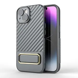 Waves kickstand case For Iphone 15 14 11 12 13 Pro Max Mini 7 8 6S Plus Xr X Xs Max Se Shockproof Case Factory Wholesale