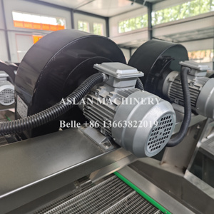 Hoàn toàn tự động làm khô không khí và thoát nước máy trái cây và rau quả rửa và sấy khô máy lật máy sấy không khí - Product Image 5