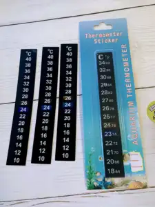 Benutzer definierte Aquarium Thermometer Streifen LCD-Anzeige Digital Thermometer Aufkleber
