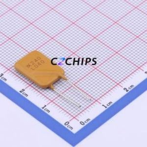 LVR040S Resettable Fuse Through hole Component (THT),P=5.1mm Fuse 900mA 400mA 900mA 2W - Product Image 1