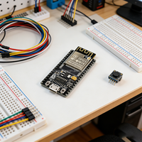 Placa de Desarrollo ESP-32S WiFi/ con 16MB, 32 bits, Tipo-C, Módulo de Puerto Serie ESP-WROOM-32S para Kit de Experimentos IoT en el Aula