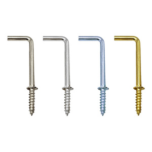 Vít tự khai thác hình chữ L bằng đồng cao cấp Dễ dàng xuyên thấu Móc vít kim loại Nhiều kích cỡ khác nhau Dụng cụ treo góc đa năng Nhiều loại - Product Image 5